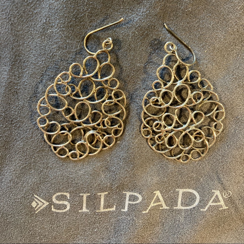 Silpada sterling silver earrings